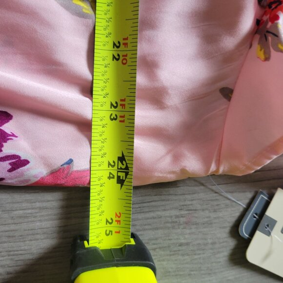 Womens Pink Floral Off-Shoulder Blouse 14 16 Terra & Sky Lightweight Top - Picture 7 of 7